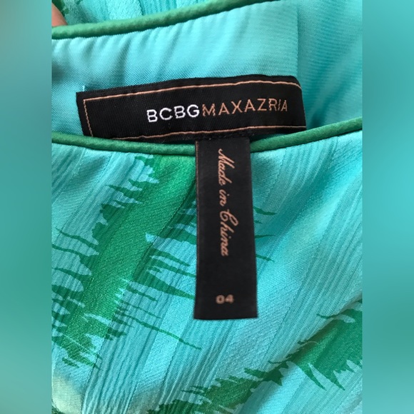 Silk BCBG flowy halter maxi dress - Picture 5 of 7